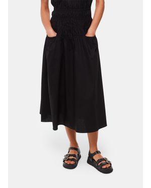 Whistles Jemma Triple Buckle Sandal - Black