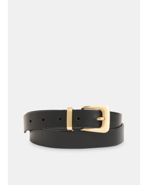Whistles Metal Keeper Belt - Black