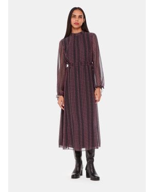 Whistles Circle Link Ivy Dress - Red