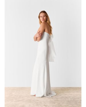 Whistles Ellis Strapless Wedding Dress - Multicolour