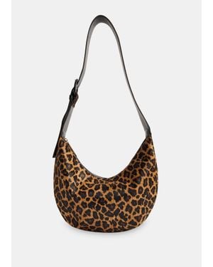 Whistles Sia Curved Crossbody Bag - White