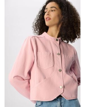 Whistles Casual Western Denim Jacket - Pink