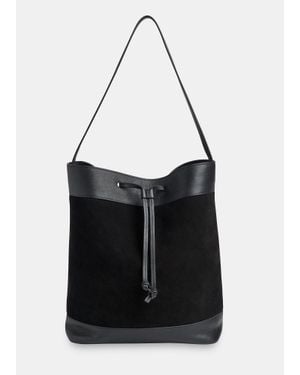 Whistles Sasha Suede Tote Bag - Black