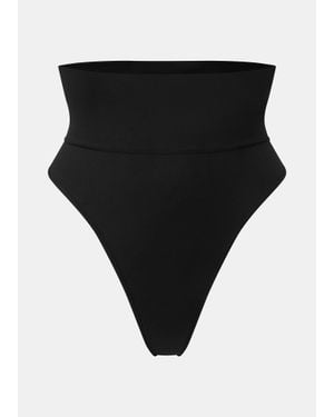 Heist Contour Seamless Thong - Black