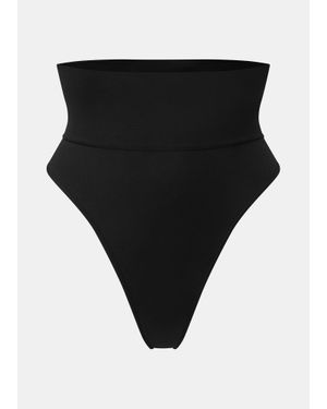 Heist Contour Seamless Thong - Black