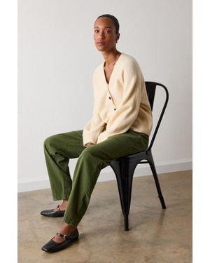 Whistles Full Length Cotton Trouser - Green