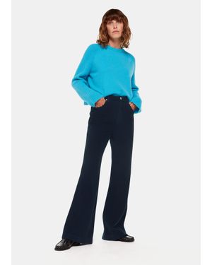 Whistles Corduroy Flared Jean - Blue