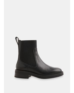 Whistles Elasticated Chelsea Boot - Black