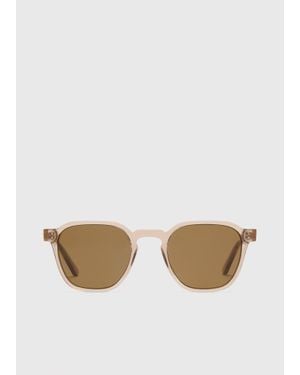 Whistles Soft Square Sunglasses - Natural