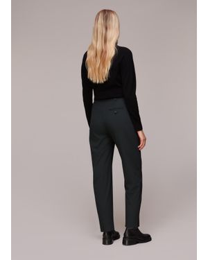 Whistles Lily Cigarette Trouser in Blue