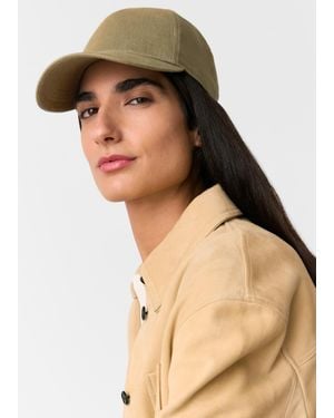 Whistles Linen Cap - Natural