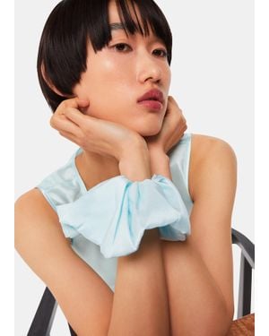 Hai Dupion Scrunchie Exclusive - Blue