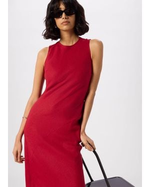 Whistles Bias Cut Linen Dress - Red