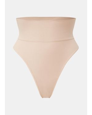 Heist Contour Seamless Thong - White