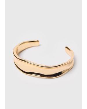 Whistles Chunky Irregular Cuff Bangle - White