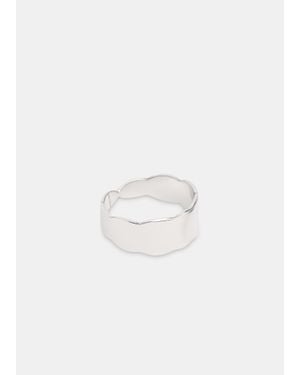 Whistles Scalloped Edge Ring - White