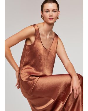 Whistles Ella Cami Top - Brown
