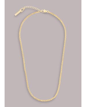 Whistles Linked Chain - White