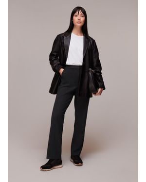 Whistles Ponte Slim Leg Trouser - Black
