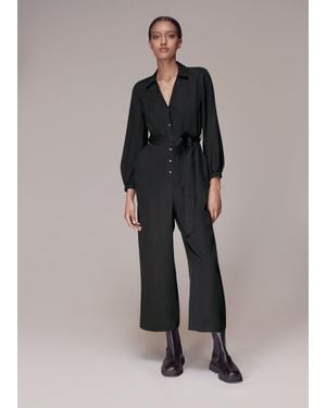 Whistles Leah Jumpsuit - Black