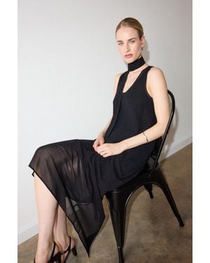 Whistles Embellished Scarf Cami Top - Black