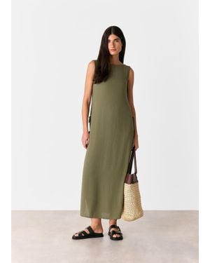 Whistles Tie Side Beach Dress - Natural