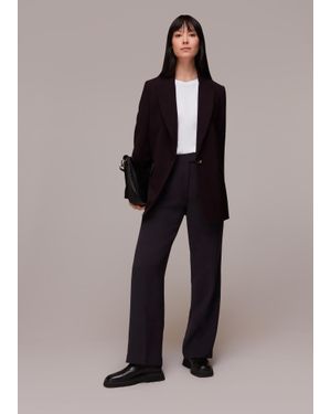 Whistles Bella Pleated Trouser - Multicolour