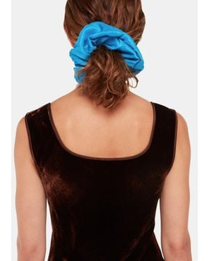 Hai Dupion Scrunchie - Black