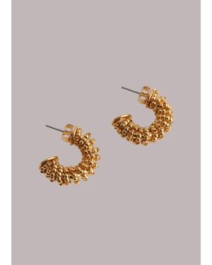 Whistles Seed Bead Chunky Hoop - Multicolour