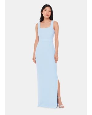 Whistles Mila Square Neck Maxi Dress - White