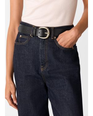 Whistles Wide Belt - Blue