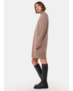 Whistles Quin Stretch Knee High Boot - White