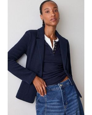 Whistles Jersey Jacket - Blue