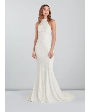 Whistles Maria Halter Wedding Dress - White