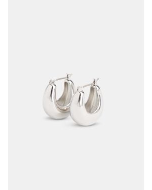 Whistles Curved Earring - White