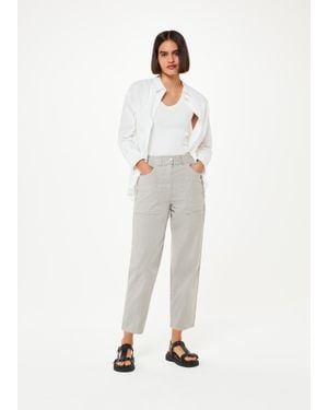 Whistles Tessa Stripe Trouser - White
