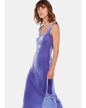 Hai Hai Velvet Sienna Dress - Blue