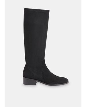 Whistles Lisi Stretch Knee High Boot - Black