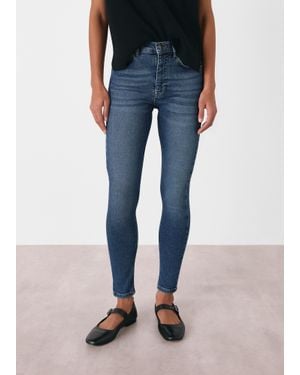 Whistles Stretch Sculpted Skinny Jean - Blue
