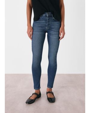 Whistles Stretch Sculpted Skinny Jean - Blue