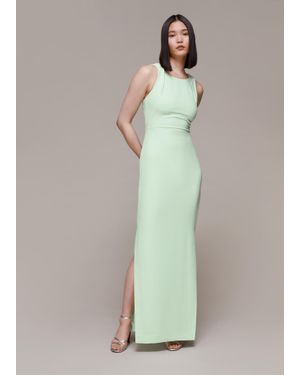 Whistles Tie Maxi Dress - Green