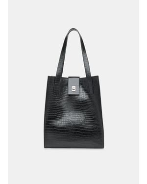 Whistles Inara Turn Lock Bag - Black