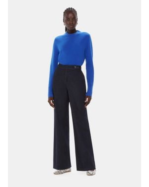 Whistles Joanna Denim Straight Trouser - Blue