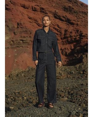 Whistles Suzana Western Denim Jacket - Brown