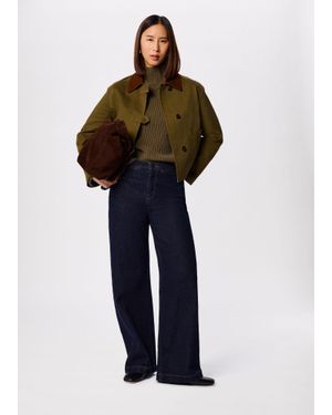 Whistles Corduroy Collar Jacket - Green