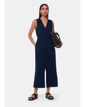 Whistles Remmie Jumpsuit - Blue