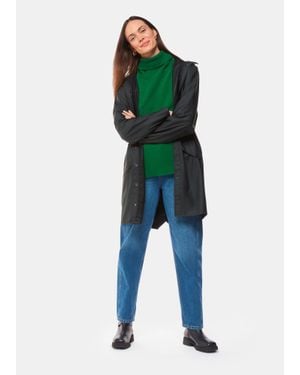 Rains Long Jacket - Green