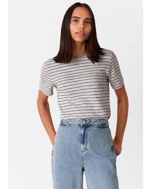 Whistles Emily Ultimate Stripe T-shirt - Blue