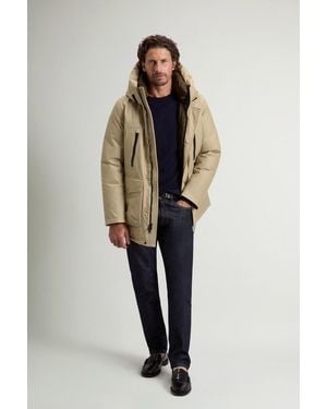 Woolrich Arctic Parka Evolution Van Ramar Cloth Grootte - Naturel