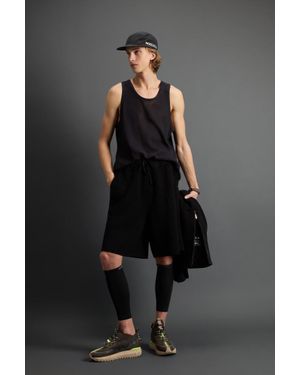 Woolrich Ribbed Pure Cotton Shorts By Todd Snyder - Black